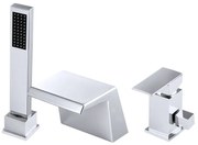 Gamma Caro, 3-otvorová vaňová batéria, chrómová, GMA-BCK3O-CH