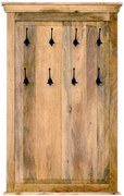 furniture-nabytek.cz - Vešiak Guru s 8 háčikmi 90x140x2,5 z masívu mango