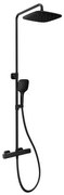 Ravak 10° Free black sprchový systém 10° free s termostatickou batériou čierna X070160