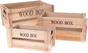 Sada úložných boxov (3 ks) prírodné drevo%