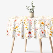 Goldea okrúhly teflónový obrus - kvetinový raj Ø 100 cm