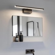 Aigostar - LED osvetlenie zrkadla do kúpeľne LED/8W/230V 4000K 40 cm IP44 čierne