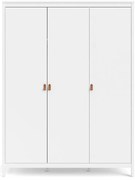 Biela šatníková skriňa 150x199 cm Madrid – Tvilum