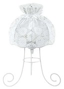 Duolla - Stolná lampa SYMPHONY 1xE27/40W/230V pr. 28 cm biela