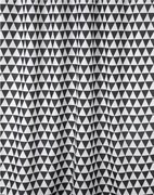 BISK Erga Plain, sprchový záves s háčikmi (12ks) 200x180 cm, biela-čierna, ERG-06880