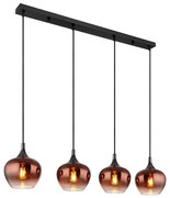 Globo 15548-4HG - Luster na lanku MAXY 4xE27/40W/230V medená