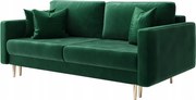 Pohovka trojsedačka Vallera (zelená)