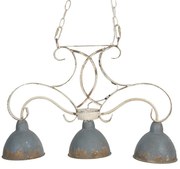 Bielo sivý vintage luster do kuchyne