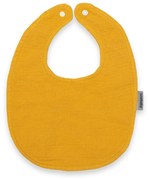 Mušelínový dětský bryndák New Baby mustard