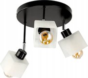 BERGE LED stropné okrúhle svietidlo 3xE27 CUSTOM WHITE