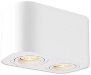 Rabalux 2054 - Bodové svietidlo KOBALD 2xGU10/42W/230V biela