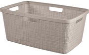 Curver Kôš na čistú bielizeň Jute 46 l, taupe