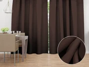 Biante Dekoračný záves Rongo RG-042 Hnedý 140x140 cm