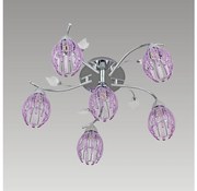 Prezent 61212 - Bodové svietidlo EZZO 6xG9/33W/230V fialová