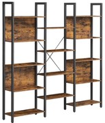 Knižnica so 14 úložnými policami VASAGLE LLS107B01