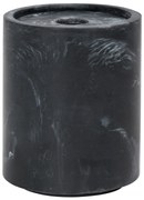 Ferm Living Dóza na vatové tyčinky Mist Charcoal