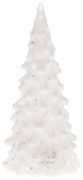 Vianočný LED stromček Douglas biela, 6,5 x 12 cm