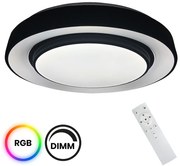Stropné LED svietidlo Naomi Smart, 1x LED 24w, 3000-6000k, b, RGB, s ovládačom