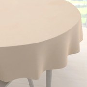 Biante Teflónový okrúhly obrus - Paris TF-109 Svetlo krémový Ø 130 cm