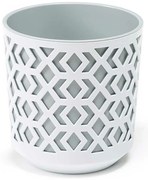 PLASTOVÝ KVETINÁČ ETNIC 15X14 CM SIVÁ