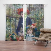 Sablio Záves Dve sestry (Na terase) - Pierre-Auguste Renoir: 2ks 140x250cm