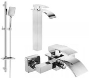 Mexen Aries DQ62 vaňová súprava, chrómová - 744813DQ62-00