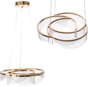 Toolight Toolight, stropné svietidlo 50cm, 57W, 4000K, 4000lm, LED G138-CP, zlatá, OSW-02622