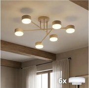 Brilagi - LED prisadený luster MONO 6xGX53/30W/230V béžový