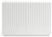 Biela nízka komoda 100x70 cm Doric – Teulat