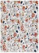 Kusový koberec Botanic 65239 flowers ecru – na von aj na doma, 78x150, viacfarebná, chodba / predsieň, Dywany Łuszczów