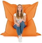 XXL vankúš na sedenie – interiérový aj záhradný, vodeodolný Farba: 5.Oranžový
