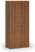 Kancelárska skriňa s dverami PRIMO WOOD, 800 x 420 x 1781 mm, orech