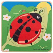 Bigjigs Toys Vkladacie puzzle životné cykly lienky