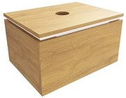 Kúpeľňová skrinka s krycou doskou SAT Feel 60x30x46 cm medový dub mat SATFEEL60DMD