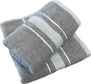 Froté uterák deluxe Monako sivý 30 x 50cm TiaHome
