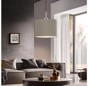 Eglo - LED  Luster na lanku TUNJA 1xE27/60W/230V taupe