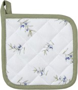 Bavlnená detská chňapka - podložka s olivami Olive Fields - 16 * 16 cm