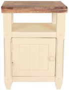 furniture-nabytek.cz - Drevený nočný stolík z masívu mango 45x60x40