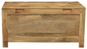 Truhlica Hina 90x45x45 z mangového dreva Mango natural