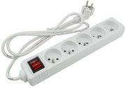 ECOLIGHT Predlžovací kábel 1,5m - 5 zásuviek - biely