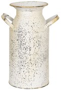 Krémová dekoračné retro kanvice na mlieko s patinou - 15 * 11 * 23 cm