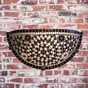 Mozaiková nástenná lampa s vypínačom Moon DOMINO 30*17