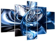 Obraz abstrakcie - kruhy (150x105 cm)