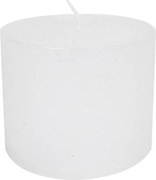 Biela nevonná sviečka M valec - Ø10*10cm