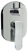 Mereo Mereo, Sprchová podomietková batéria s prepínačom, Mada, Mbox, guľatý kryt, MER-CBQ60106MB