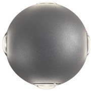 Redo 90500 -LED Vonkajšie nástenné svietidlo MILESTONE 4xLED/3W/230V IP54 antracit