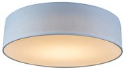 Stropné svietidlo modré 40 cm vrátane LED - Drum LED