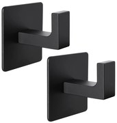 Sada 2 ks háčků na ručníky KSANTI černá