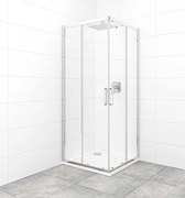 Sprchový kút štvorec 80x80 cm SAT TEX SATBKTEXQ80CRT