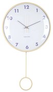 Nástenné hodiny s kyvadlom Cheeky Dome Karlsson KA6058LY, 62cm